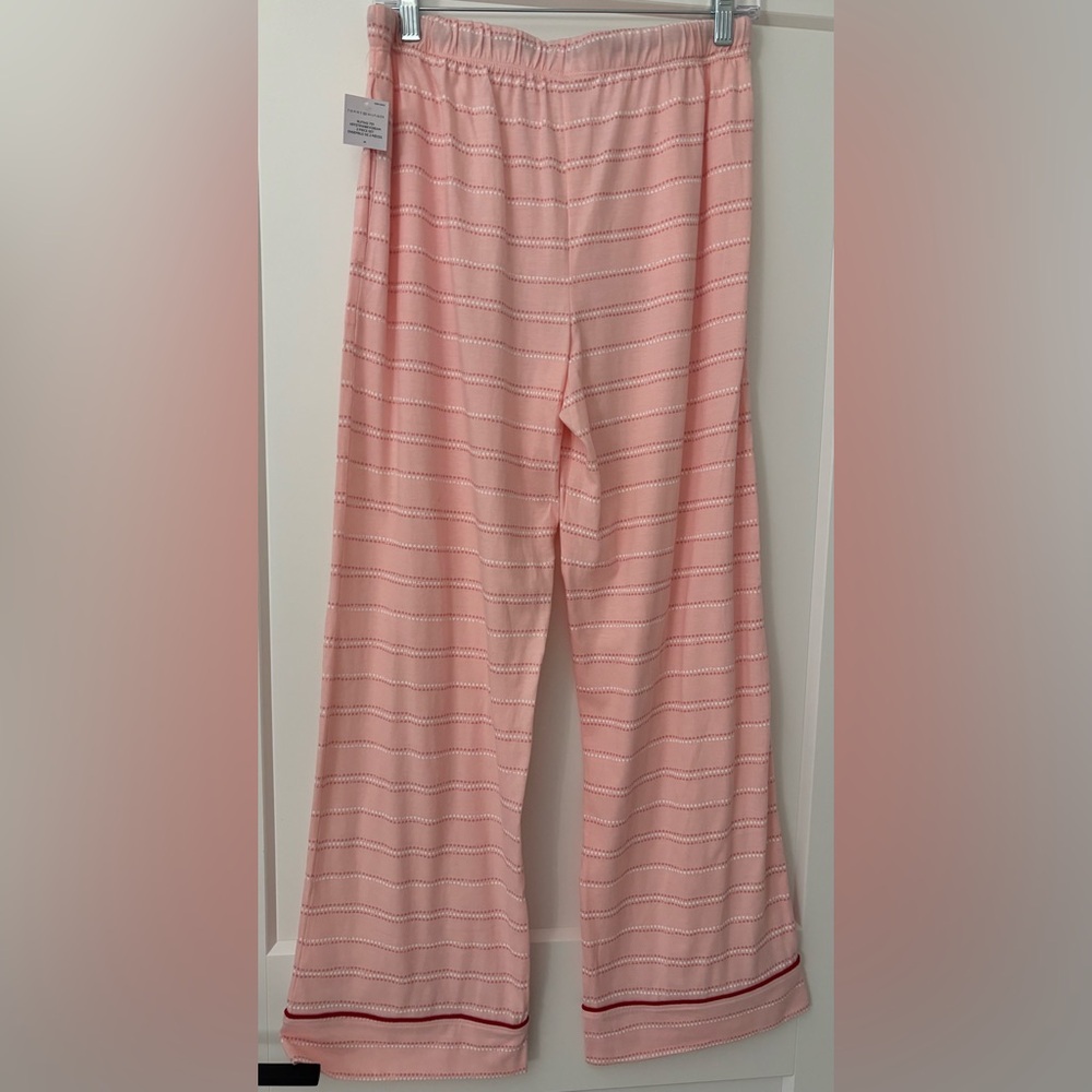 Tommy Hilfiger Pink and White Women's Pajama Set - Picture 5 of 13